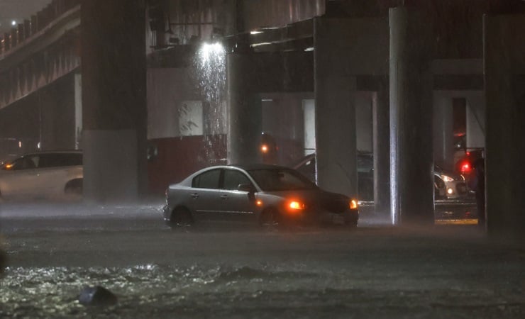 Frente fria traz chuvas volumosas para o Sudeste