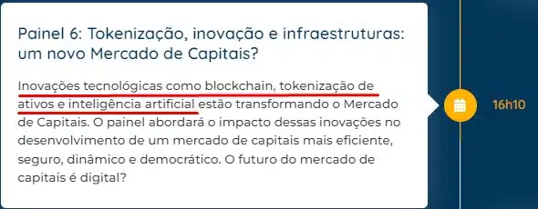 Painel em evento de aniversário da CVM discutirá futuro digital do mercado financeiro tokenização token blockchain