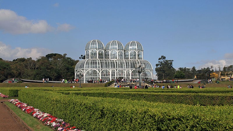 Jardim Botânico, em Curitiba (PR) | Foto: Reprodução/Wikimedia Commons