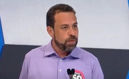 O candidato a prefeito de São Paulo Guilherme Boulos