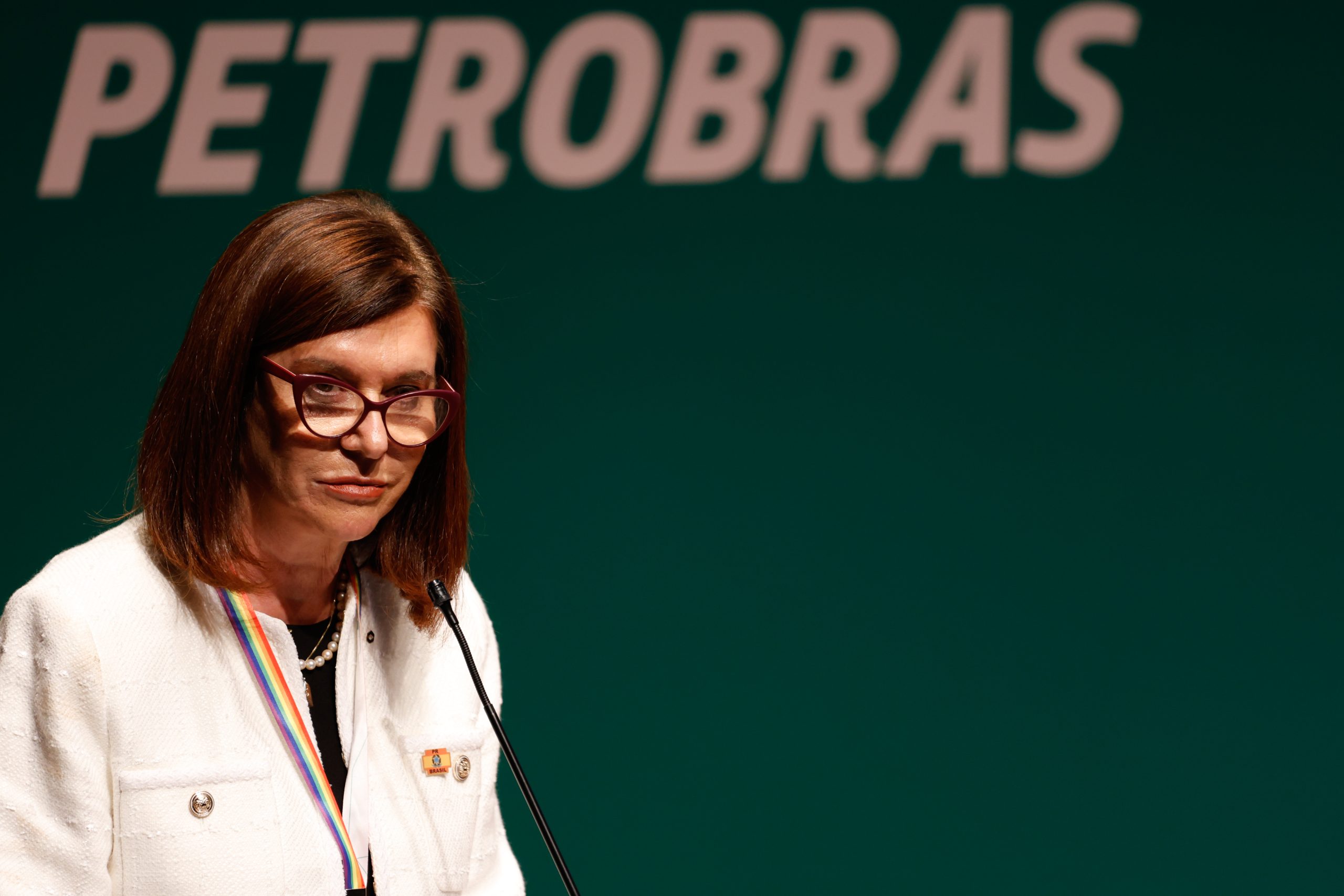 A presidente da Petrobras, Magda Chambriard, deu a declaração na última sexta-feira, 9, durante uma entrevista coletiva | Foto: Fernando Frazão/Agência Brasil