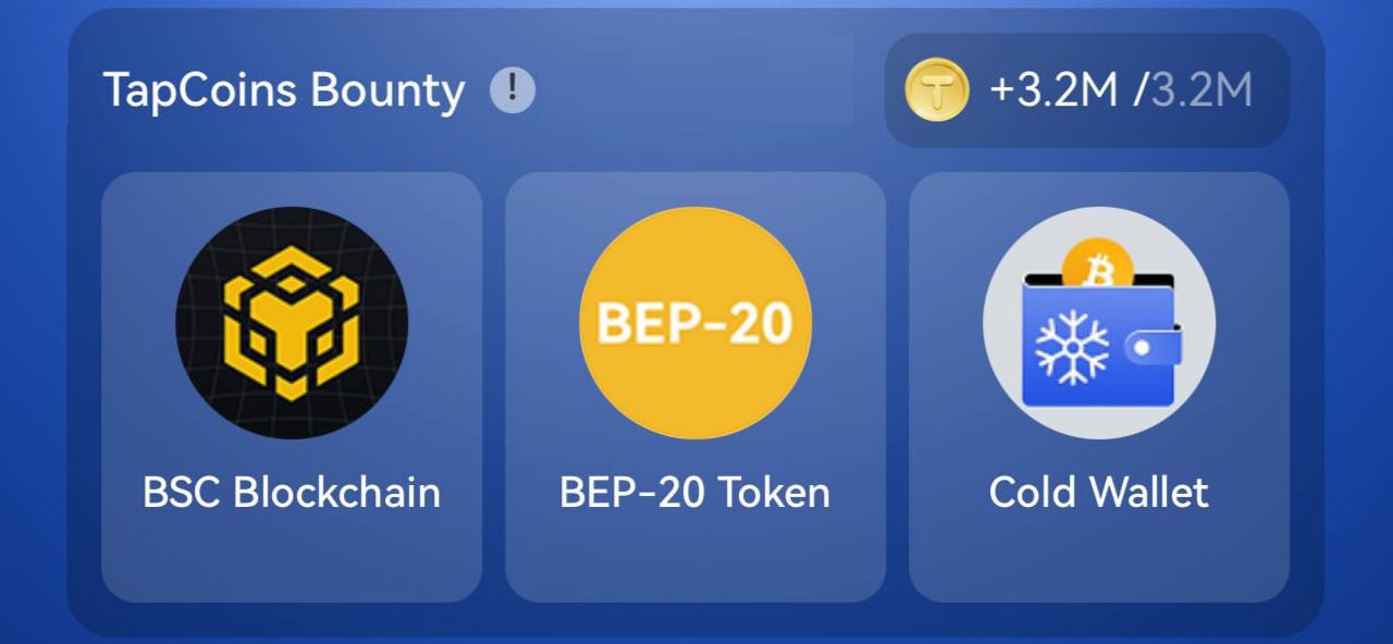 bônus de recompensa diário tapcoin