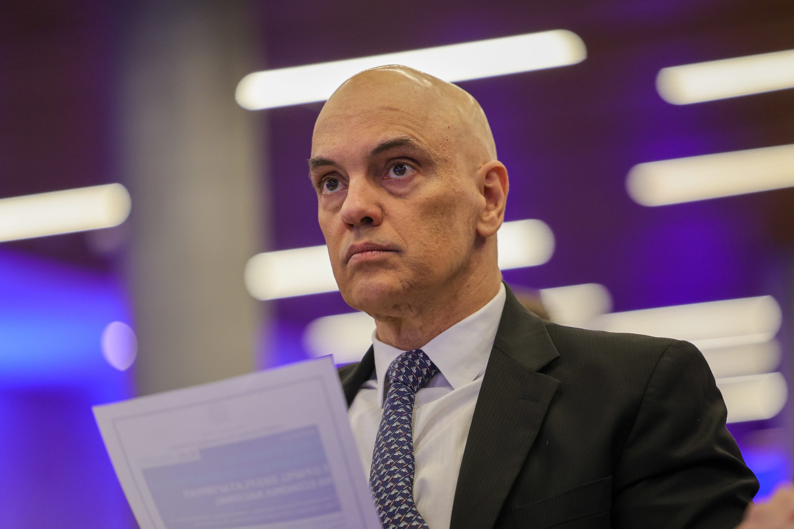 O ex-presidente Jair Bolsonaro criticou o fato de o ministro Alexandre de Moraes ser o relator da ação | Foto: Fabio Rodrigues-Pozzebom/Agência Brasil