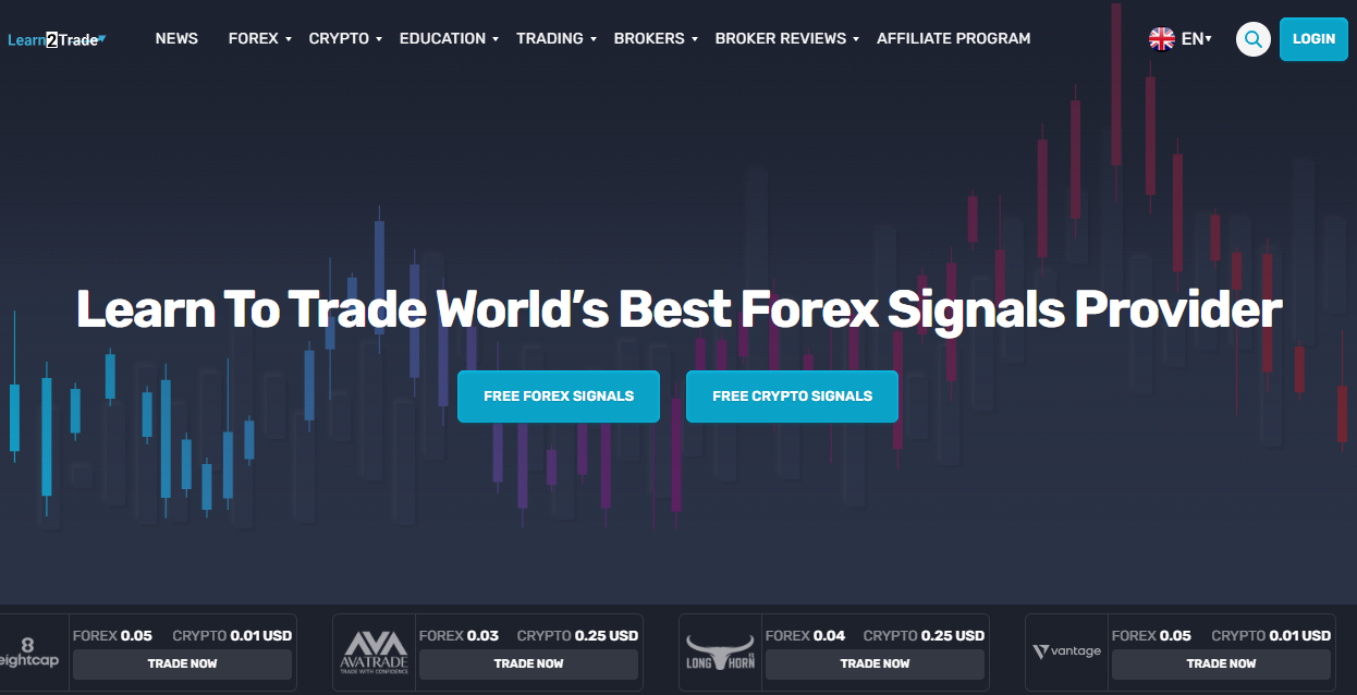 Learn2Trade – Um provedor de sinais forex e criptográficos