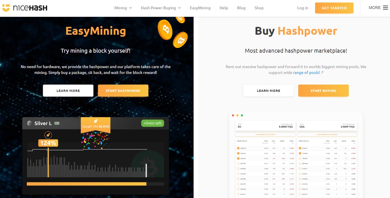 plataforma de mineração de bitcoin nicehash