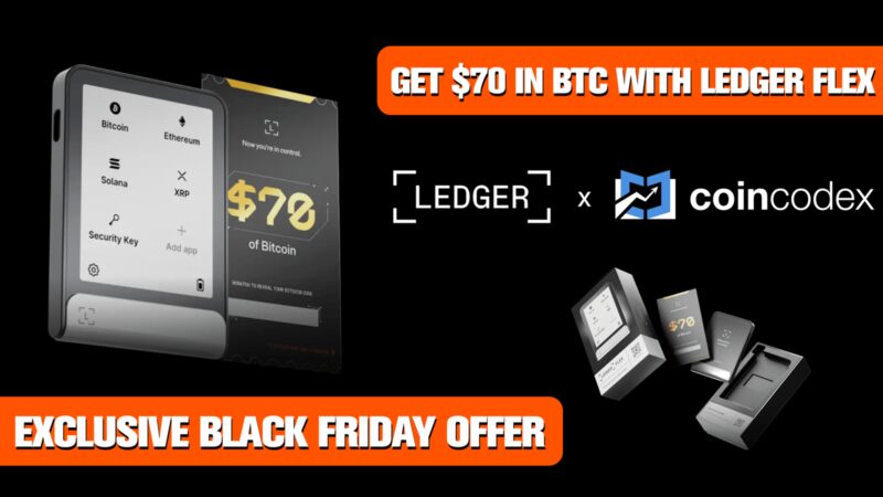 Black Friday 2024: compre carteira Ledger e ganhe $ 70 BTC grátis