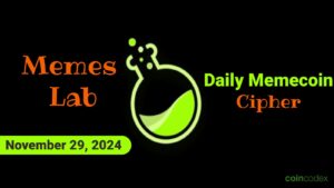 Cifra diária de Memecoin do Memes Lab – 29 de novembro de 2024