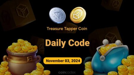 Código diário do Treasure Tapper – 03 de novembro