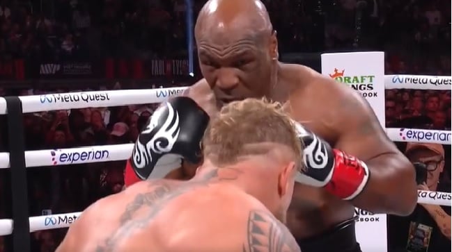 Mike Tyson e Jake Paul boxe