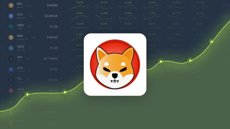 Shiba Inu deve atingir US$ 0,000053 até 30 de novembro de 2024