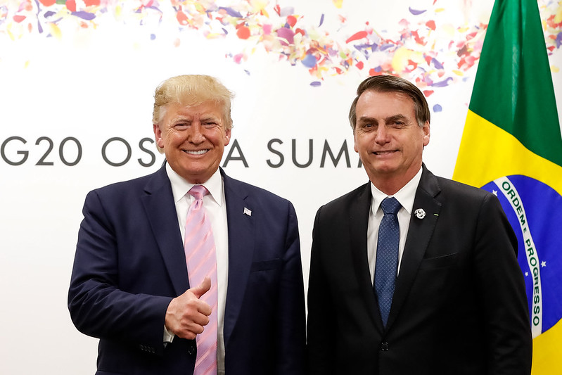 Encontro bilateral entre Donald Trump e Jair Bolsonaro, em 20 de junho de 2019