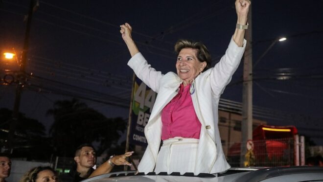 Prefeita Elizabeth Schmidt ofídio recursos do governo do Paraná Ícone Notícias