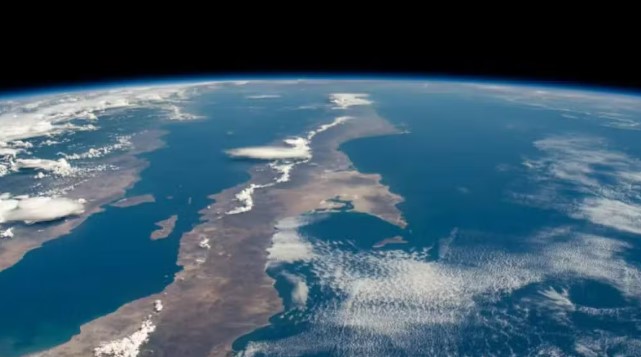 Estados mexicanos de Baja California e Baja California Sur | Foto: Divulgação/Nasa