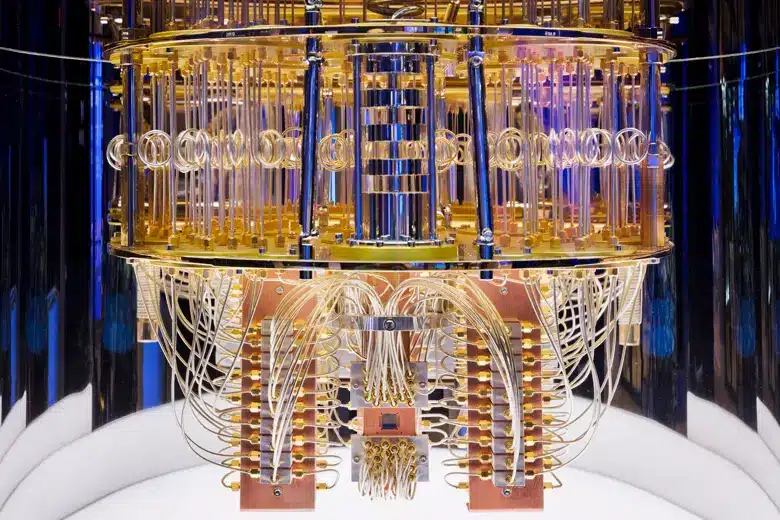 Por dentro de um IBM Quantum System One (Cortesia: IBM)