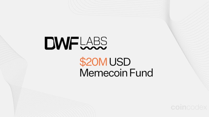 DWF Labs lança fundo de US$ 20 milhões para apoiar projetos de moedas meme independentes de cadeia