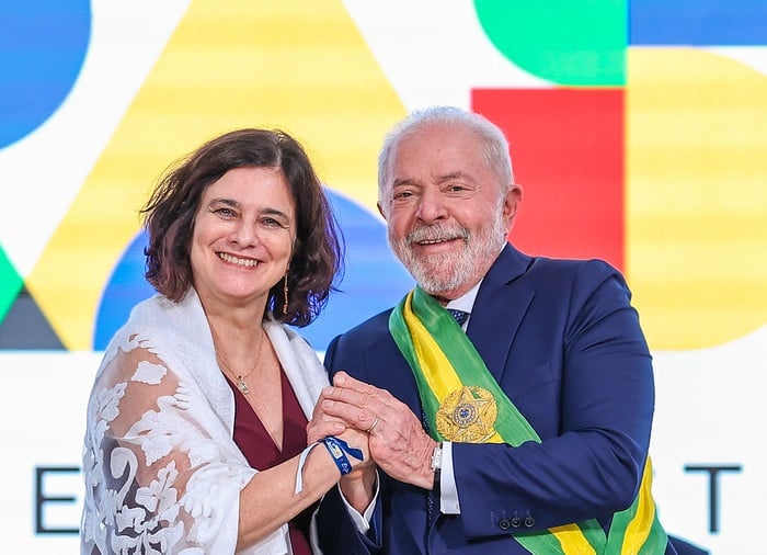 Presidente Lula e a ministra da Saúde, Nísia Trindade