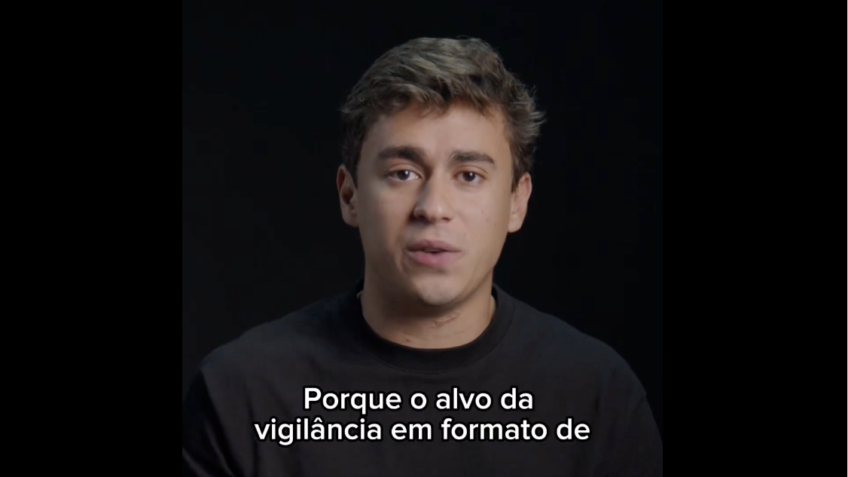 Nikolas Ferreira publicou o vídeo nesta terça-feira, 14 | Foto: Reprodução/Redes sociais