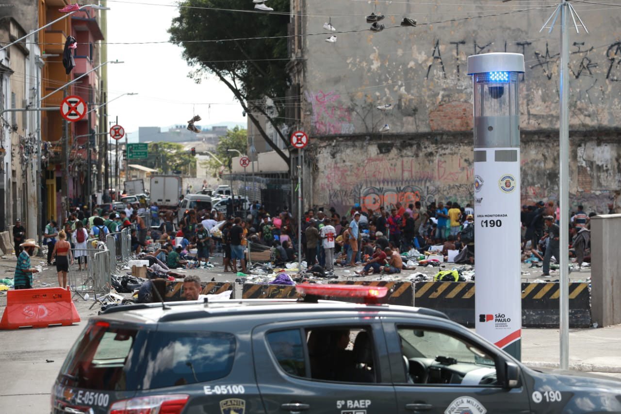 Usuários de drogas no centro de São Paulo