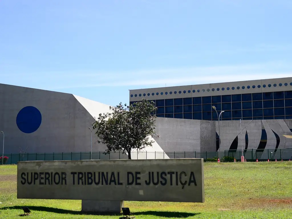 Fachada do Superior Tribunal de Justiça (STJ), em Brasília