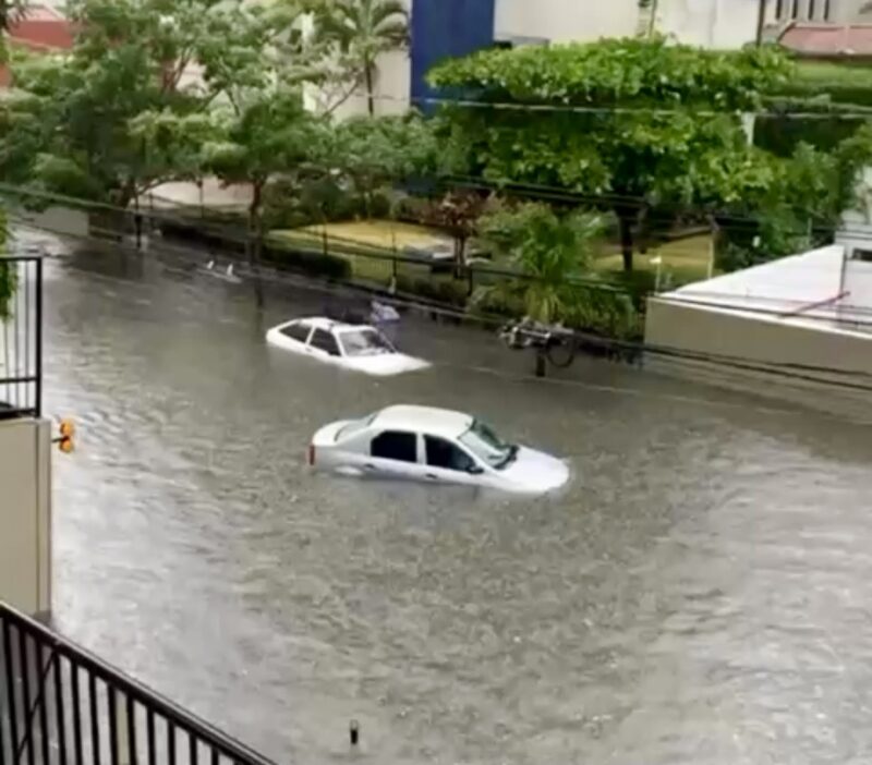 Recife declara estado de alerta máximo por causa das chuvas