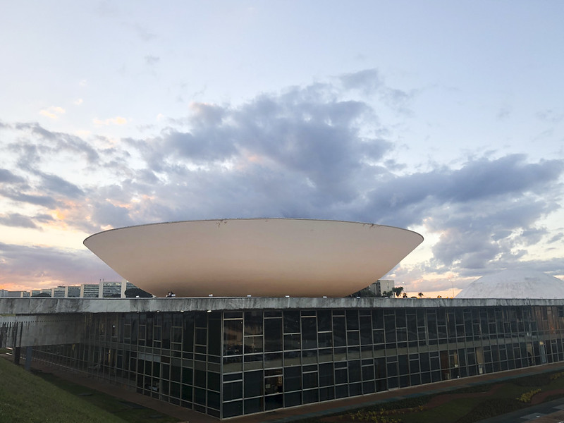 Fachada da Câmara dos Deputados, em Brasília