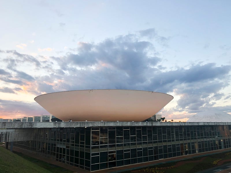 Fachada da Câmara dos Deputados, em Brasília