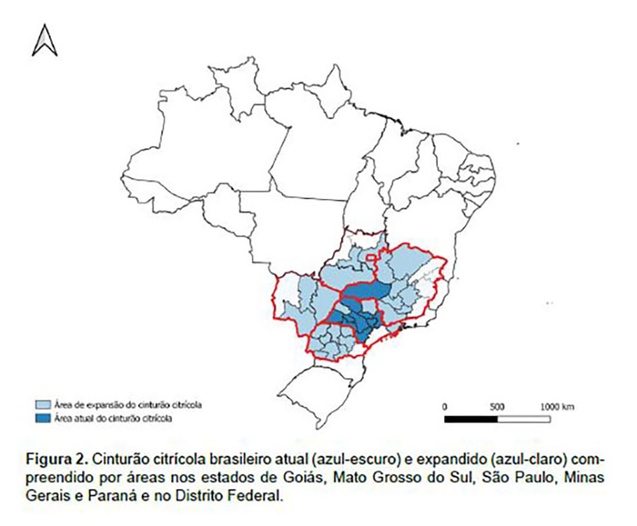 Greening muda o mapa da citricultura no Brasil Noticias No