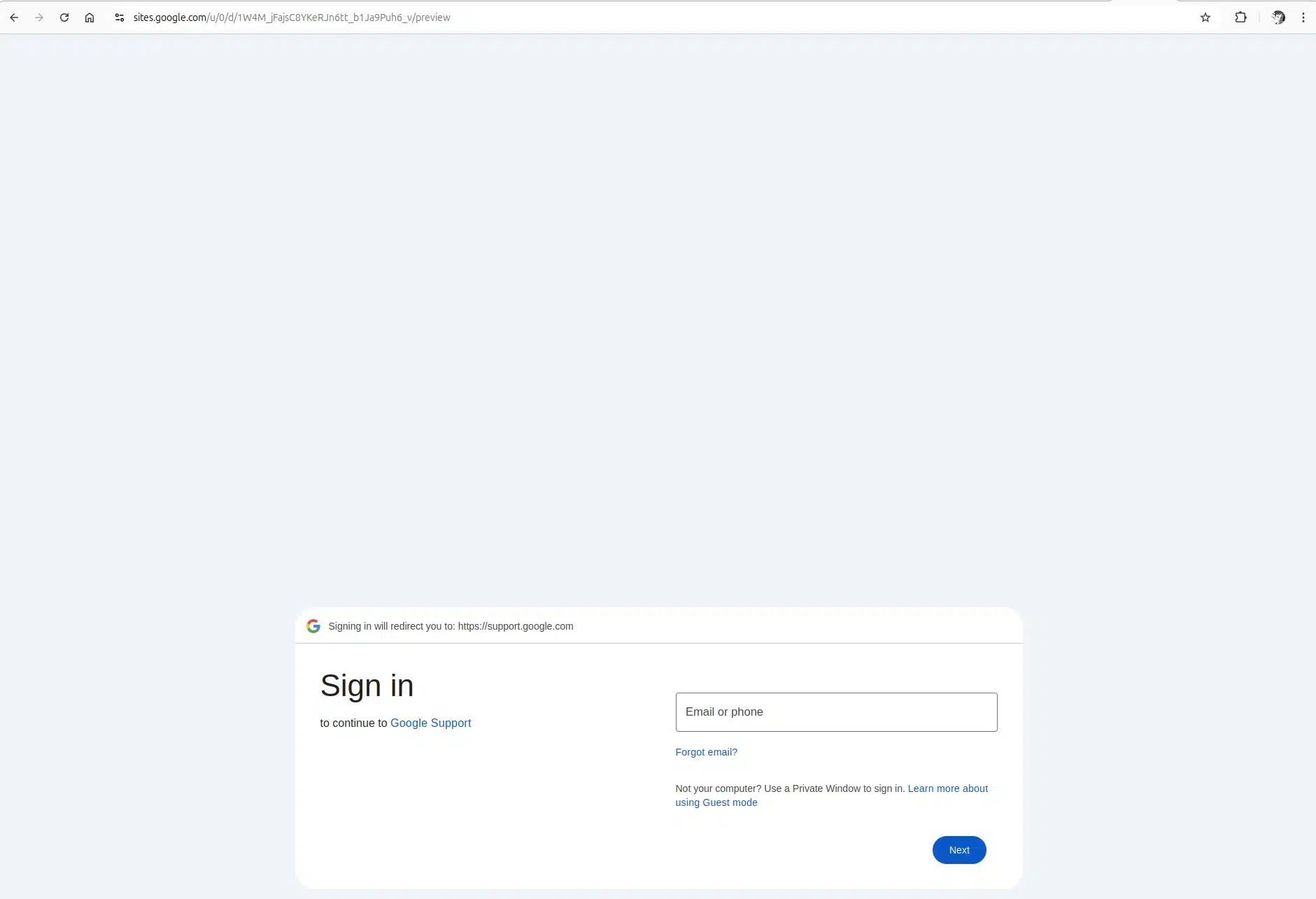 Desenvolvedor Ethereum alerta Google sobre golpe sofisticado no Gmail que pode comprometer carteiras de criptomoedas Noticias No BR 1 Página falsa de login na conta Google tenta roubar credenciais de vítimas