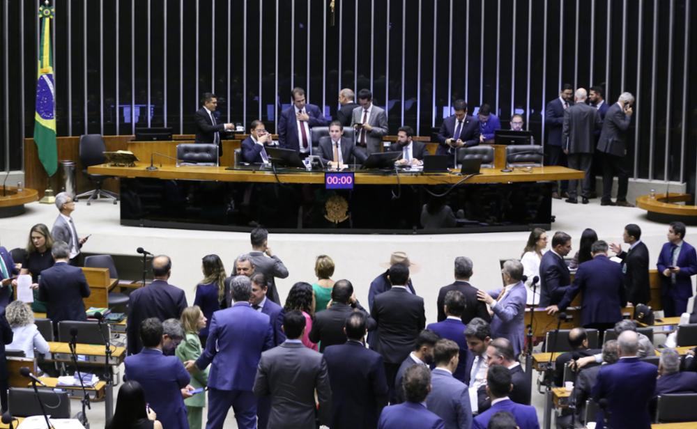 Câmara susta a ação penal contra Ramagem no STF / Noticias No BR 1 plenário da Câmara