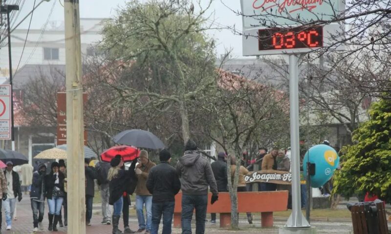 Frente fria avança pelo Brasil nesta semana