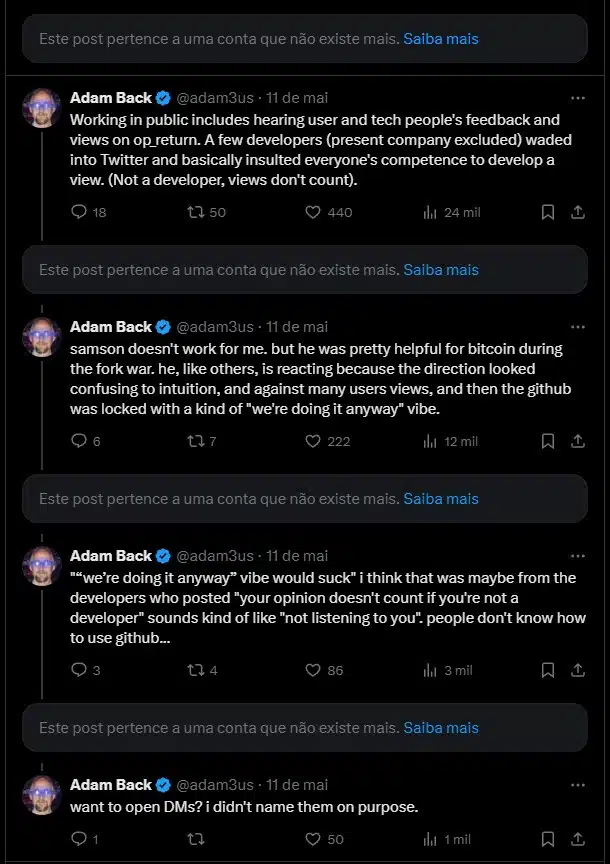 Desenvolvedora do Bitcoin deleta Twitter após polêmica Noticias No BR 1 Gloria Zhao, desenvolvedora do Bitcoin, recebe críticas de Adam Back no X, antigo Twitter, antes de deletar sua conta.