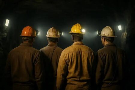 Mineiros presos a 3 mil metros na África do Sul