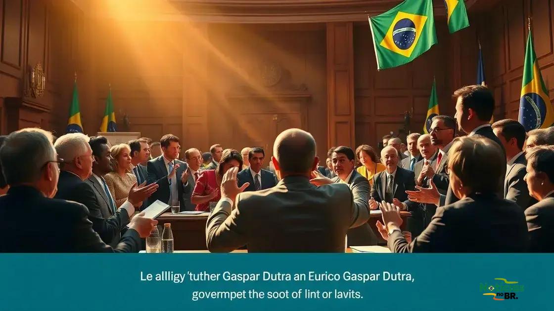 Influências do legado de Dutra na política contemporânea