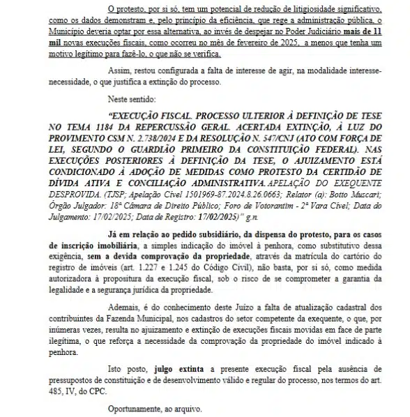 Decisão judicial impede município de cobrar empresa de criptomoedas por vias judiciais