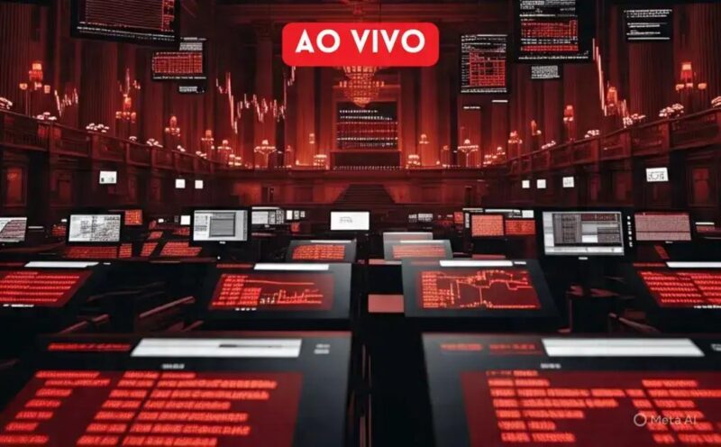 Ibovespa cai aos 136,4 mil pontos e mercado registra movimento negativo