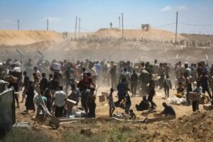 Israel acusa Hamas de exagerar vítimas perto de ponto de ajuda