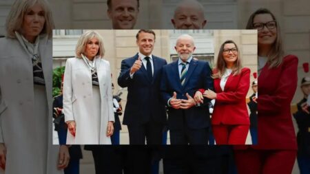 Janja da Silva segue orientação de Macron na França em momento estratégico