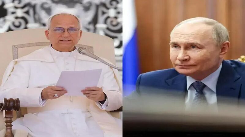 Papa Leão XIV liga para Putin e pede gesto de paz na guerra na Ucrânia