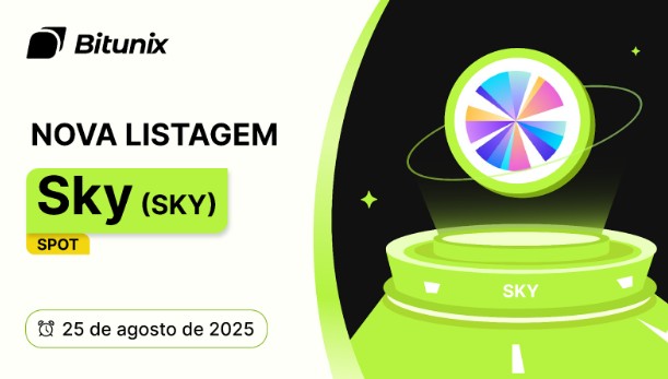 A Bitunix listou a $SKY Coin após o rebranding da MakerDAO para Sky Protocol