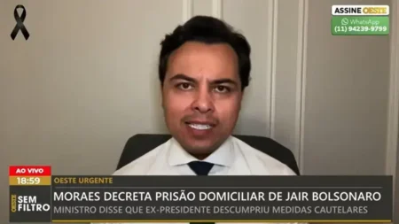Chiquini critica prisão domiciliar de Bolsonaro como vingativa