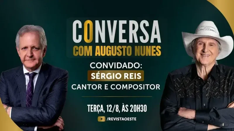 Entrevista exclusiva com Sérgio Reis no Conversa com Augusto Nunes
