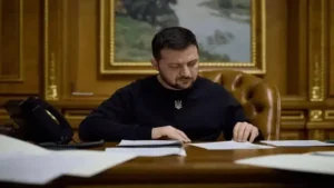 Líderes europeus acompanham Zelensky em reunião com Trump