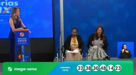 Números sorteados da Mega-Sena 2898 com prêmio de R$ 3,5 milhões