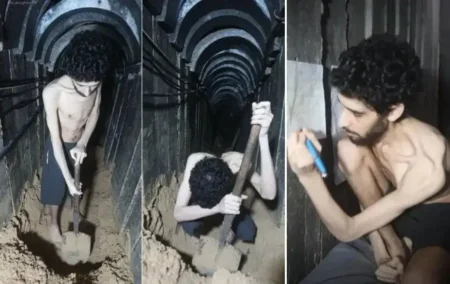 Refém do Hamas é obrigado a cavar a própria sepultura em vídeo angustiante