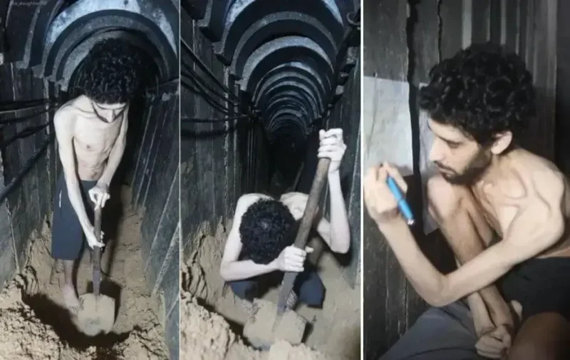 Refém do Hamas é obrigado a cavar a própria sepultura em vídeo angustiante