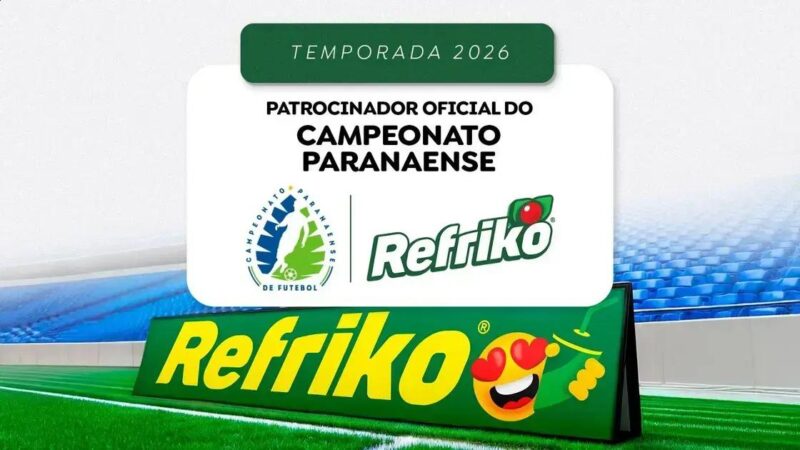 Refriko patrocina Campeonato Paranaense 2026 e amplia presença no Paraná