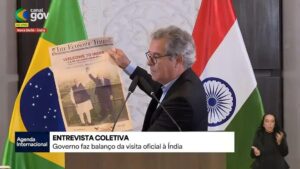 ApexBrasil na Índia: anúncio da Vale foi mostrado como capa para promover Lula