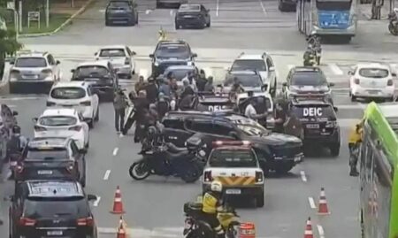 Confronto armado na Faria Lima: um reflexo da violência em São Paulo Confronto armado na Faria Lima: um reflexo da violência em São Paulo