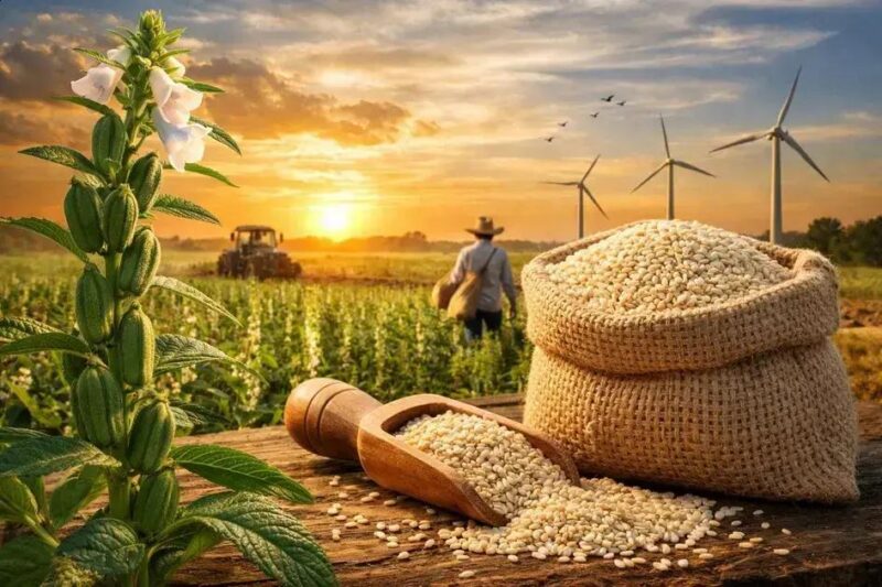 O gergelim como uma alternativa promissora na agricultura brasileira