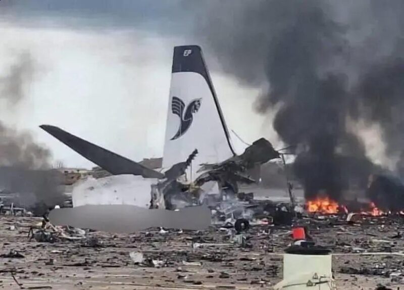 Irã perde 60 aeronaves civis; espaço aéreo fechado paralisa aviação Irã perde 60 aeronaves civis; espaço aéreo fechado paralisa aviação